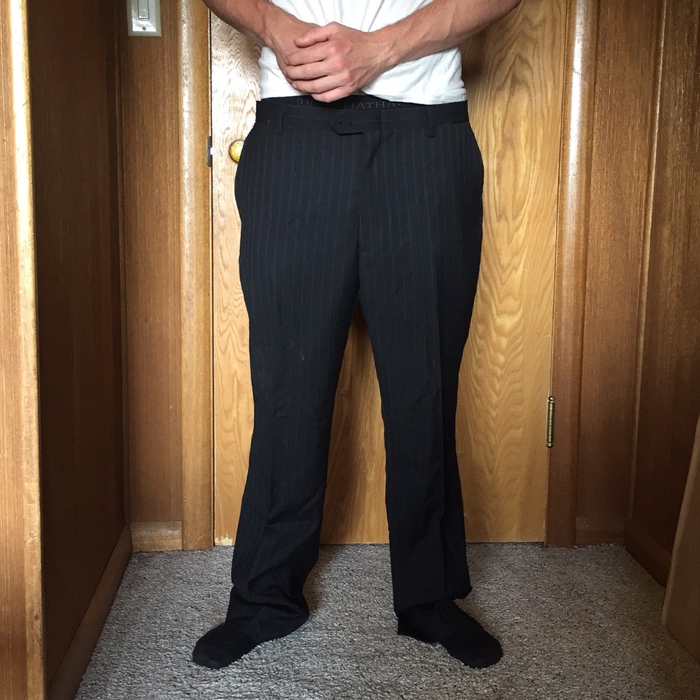 Pinstripe Dress Pants